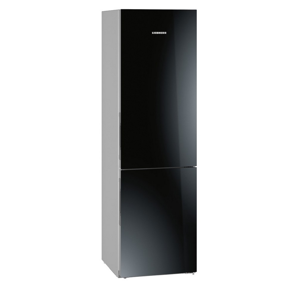 FRIGORIFICO COMBI NO FROST CON BioFresh CRISTAL NEGRO LIEBHERR CBNPgb-4855-20