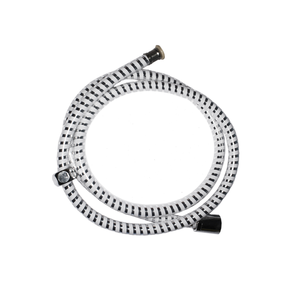 FLEXO DE DUCHA FLEXIBLE. 2m COLOR BLANCO/CROMO EDM - Ítem