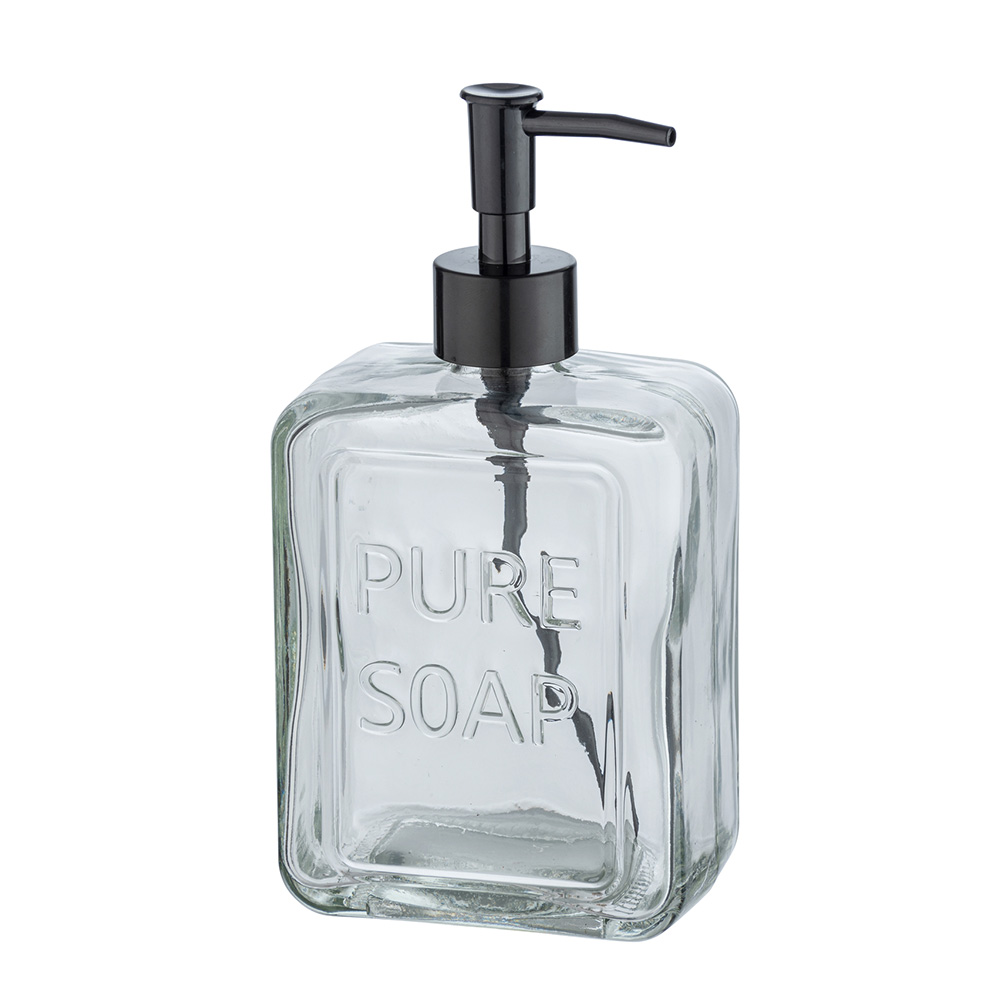 DOSIFICADOR DE JABÓN PURE SOAP TRANSPARENTE 24714100 WENKO