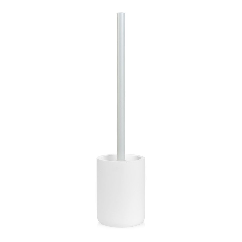ESCOBILLA POLIRESINA BLANCO MATE Ø9,5x40,5cm ANDREA HOUSE - Ítem