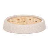 JABONERA ARENISCA Y FRESNO Ø10.5x2cm ANDREA HOUSE