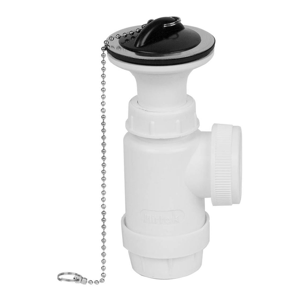 MINI SIFON DE BOTELLA EXTENSIBLE V70 CON CADENA Y TAPON - Ítem