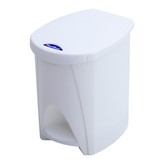 CUBO PEDAL DE 7L BLANCO 26x20x29cm