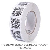 PACK 2000 ETIQUETAS ANTI ROBO 410 BLANCA DESACTIVABLE 7551246 CHECKPOINT