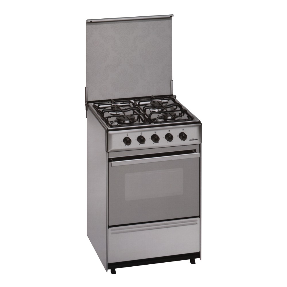 COCINA DE GAS BUTANO INOX 4 FUEGOS MEIRELES G2540VX