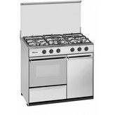 COCINA DE GAS BUTANO INOX 5 FUEGOS MEIRELES G2950DVX