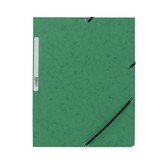 CARPETA CON GOMAS KF02167 CARTÓN VERDE CON SOLAPAS DIN A4 Q-CONNECT