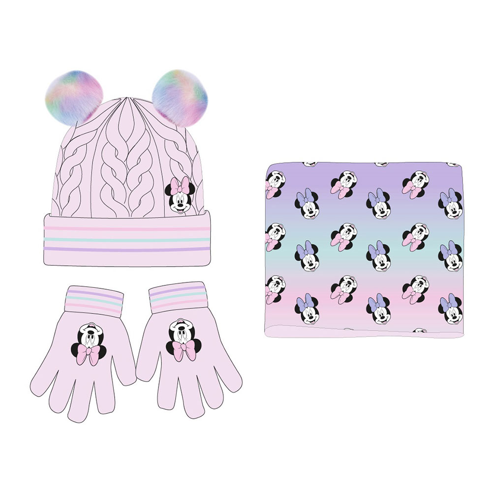 SET GORRO-BRAGA-GUANTES MINNIE - Ítem