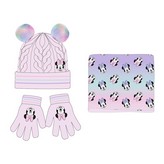 SET GORRO-BRAGA-GUANTES MINNIE