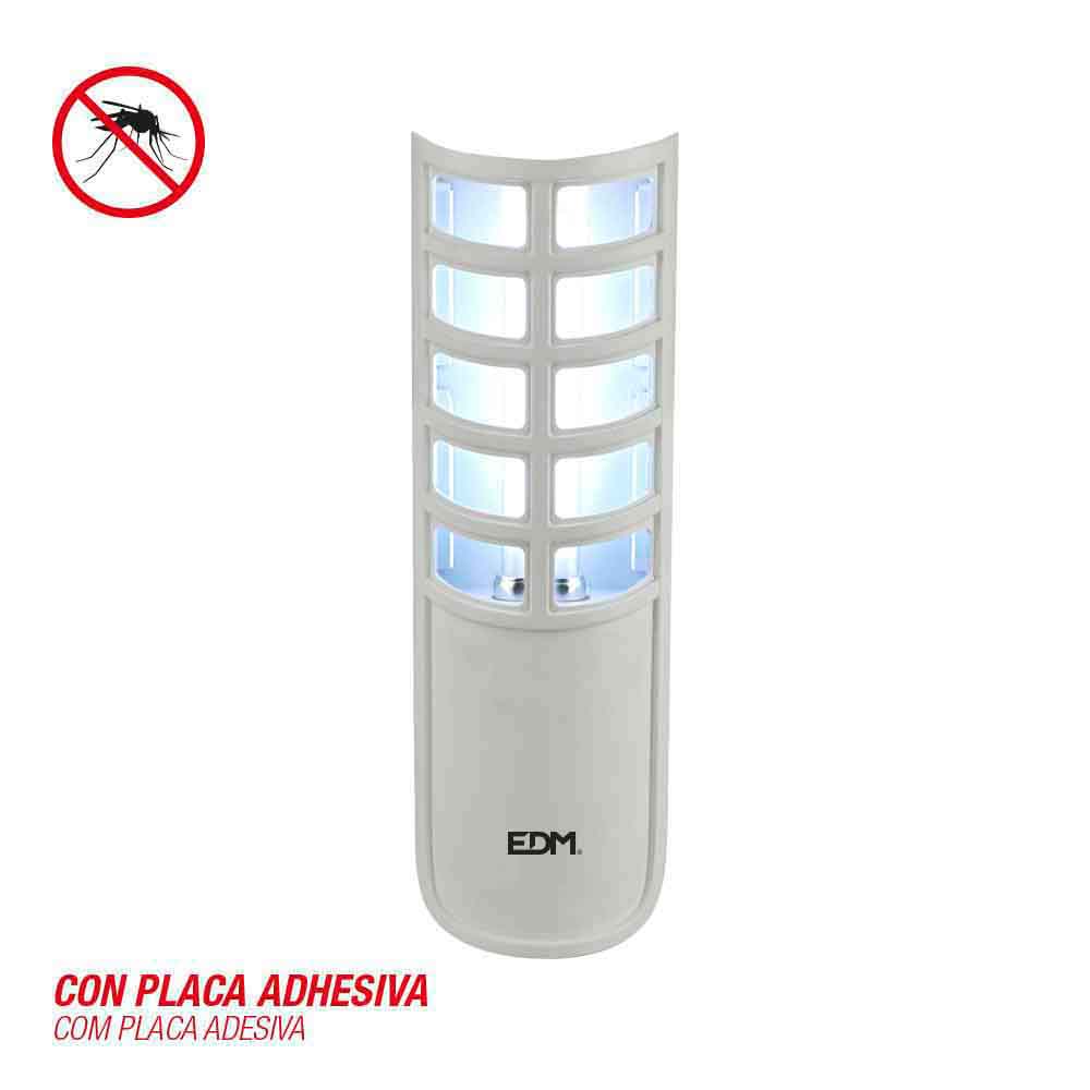 EXTERMINADOR DE INSECTOS ELECTRICO 9W CON PLACA ADHESIVA 220-240V EDM