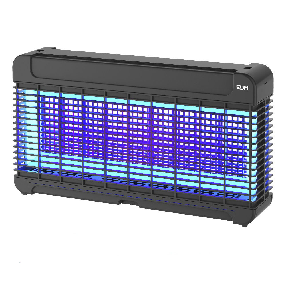 EXTERMINADOR DE INSECTOS PROFESIONAL ELECTRONICO CON LED 11W 47x10x26,3cm COLOR NEGRO EDM