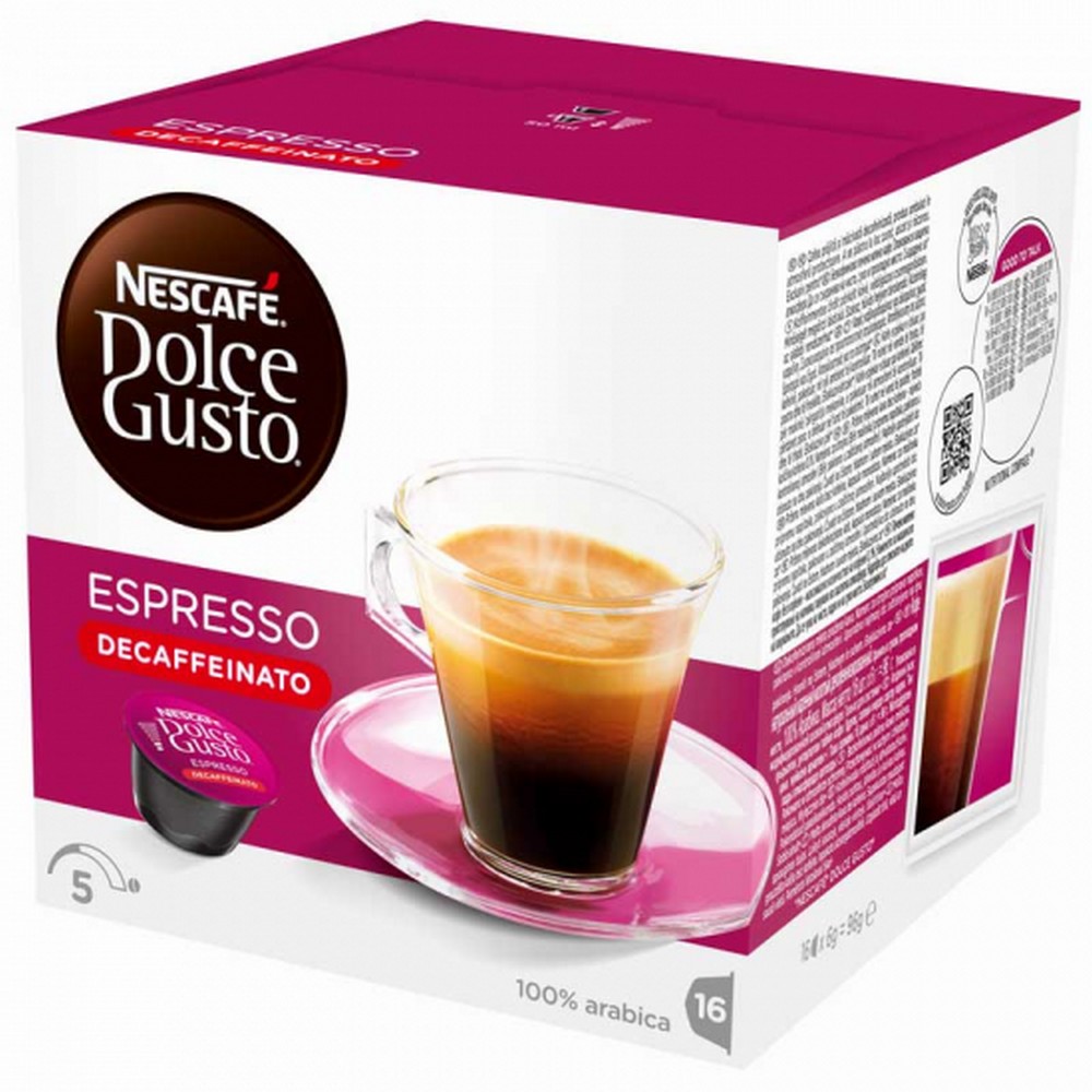 ESTUCHE DOLCE GUSTO ESPRESO DECAFEINATO 16 CAPSULAS