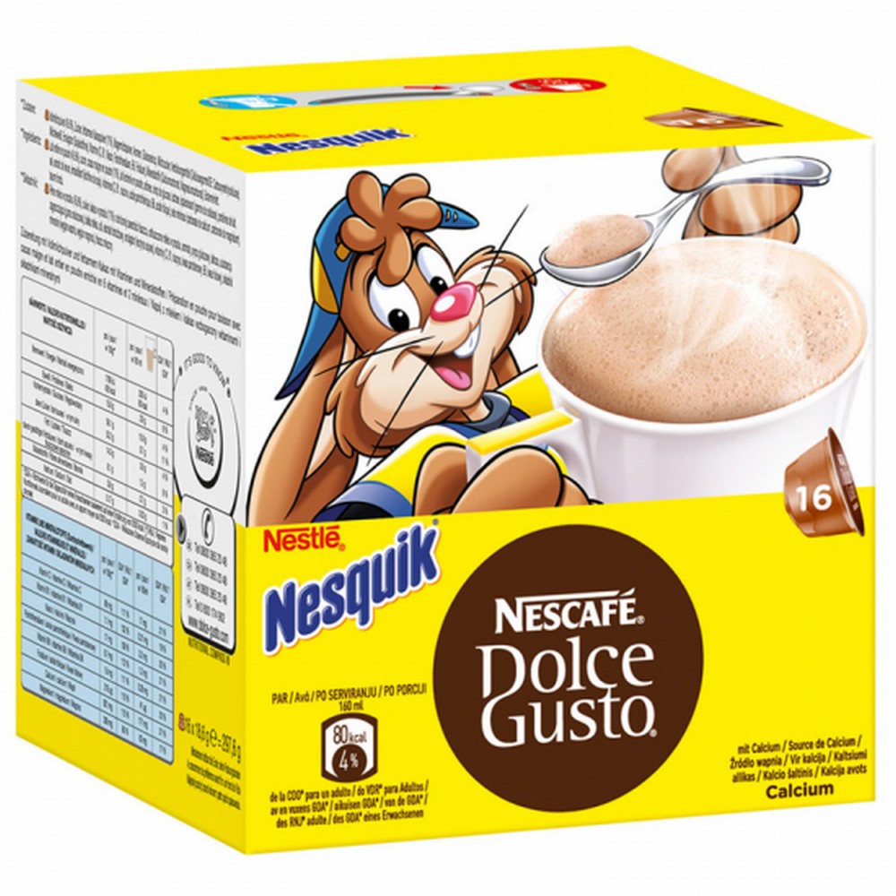 CAJA CAPSULAS NESQUIK 16 UNIDADES