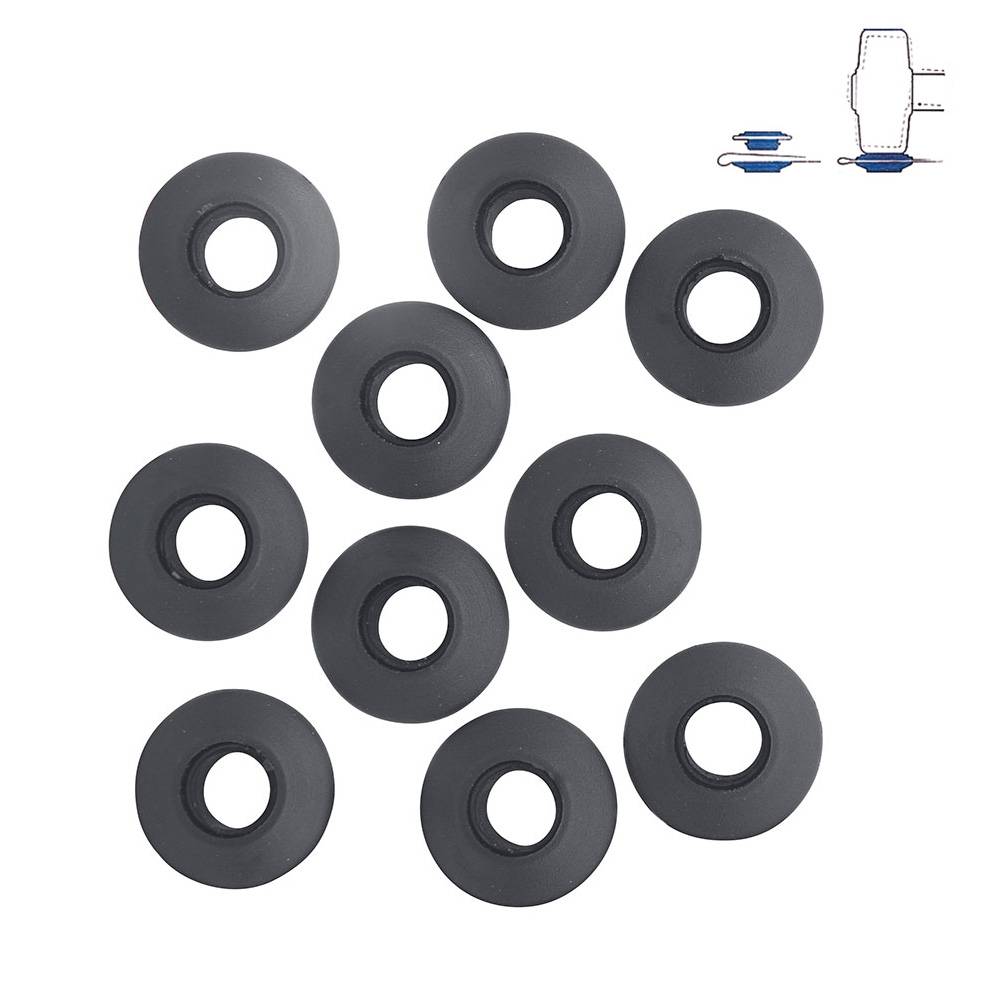 CONJUNTO DE 10 ANILLAS DE PLÁSTICO PARA TOLDOS Y LONAS Ø2,8x0,7cm BENSON - Ítem
