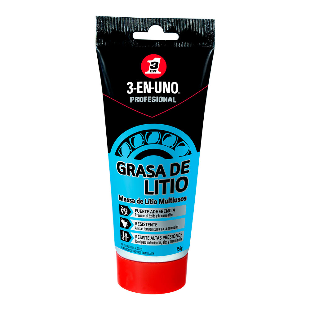 TUBO DE GRASA DE LITIO MULTIUSOS 150g 34167 3 EN 1