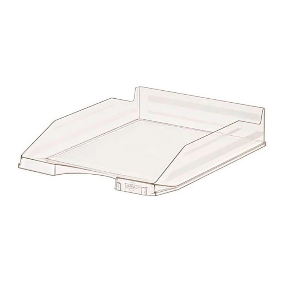 BANDEJA SOBREMESA FAIBO 93 CRISTAL APILABLE 350x250x65mm