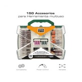 SET DE 150 ACCESORIOS PARA MINI HERRAMIENTA MULTIUSOS ROTATIVA 08709 KOMA TOOLS