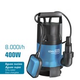 BOMBA PARA EXTRACCION DE AGUA SUCIA 400W 17x33cm KOMA TOOLS