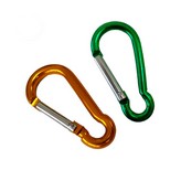 MOSQUETON ALUMINIO Ø6mm x 6cm COLORES SURTIDOS