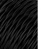 CABLE TEXTIL TRENZADO 2x0,75mm C-41 NEGRO SEDA 25m