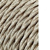 CABLE TEXTIL TRENZADO 2x0,75mm LINO 25m