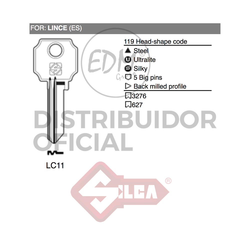 LLAVE ACERO LC11 LINCE