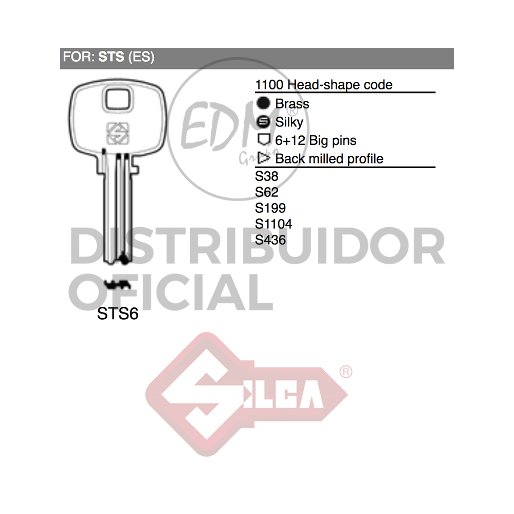 LLAVE LATON STS6 STS - Ítem