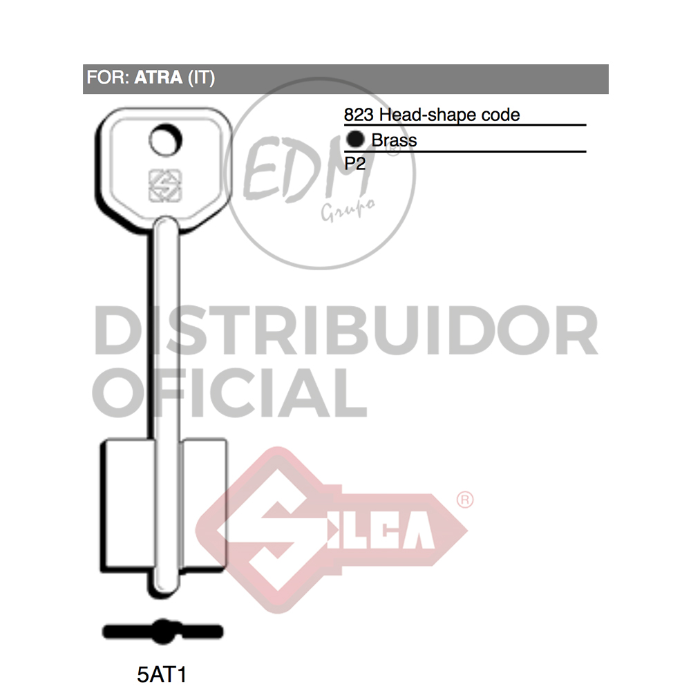 LLAVE DOBLE PALA 5AT1 ATRA