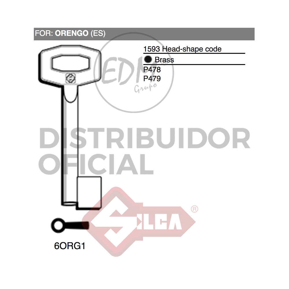 LLAVE DOBLE PALA 6ORG1 ORENGO