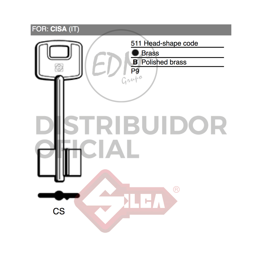 LLAVE DOBLE PALA CS CISA