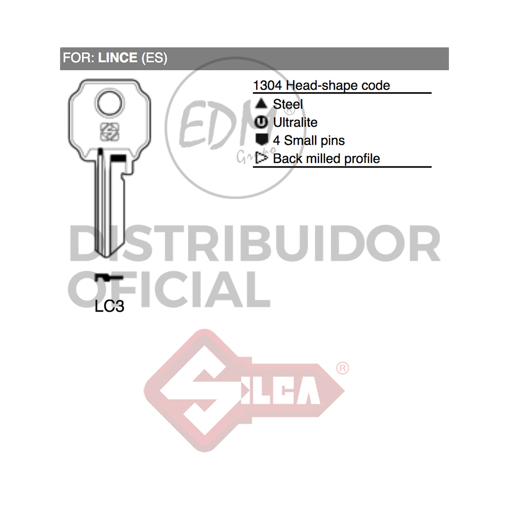 LLAVE ACERO LC3 LINCE