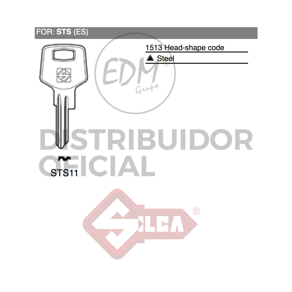 LLAVE ACERO STS11 STS