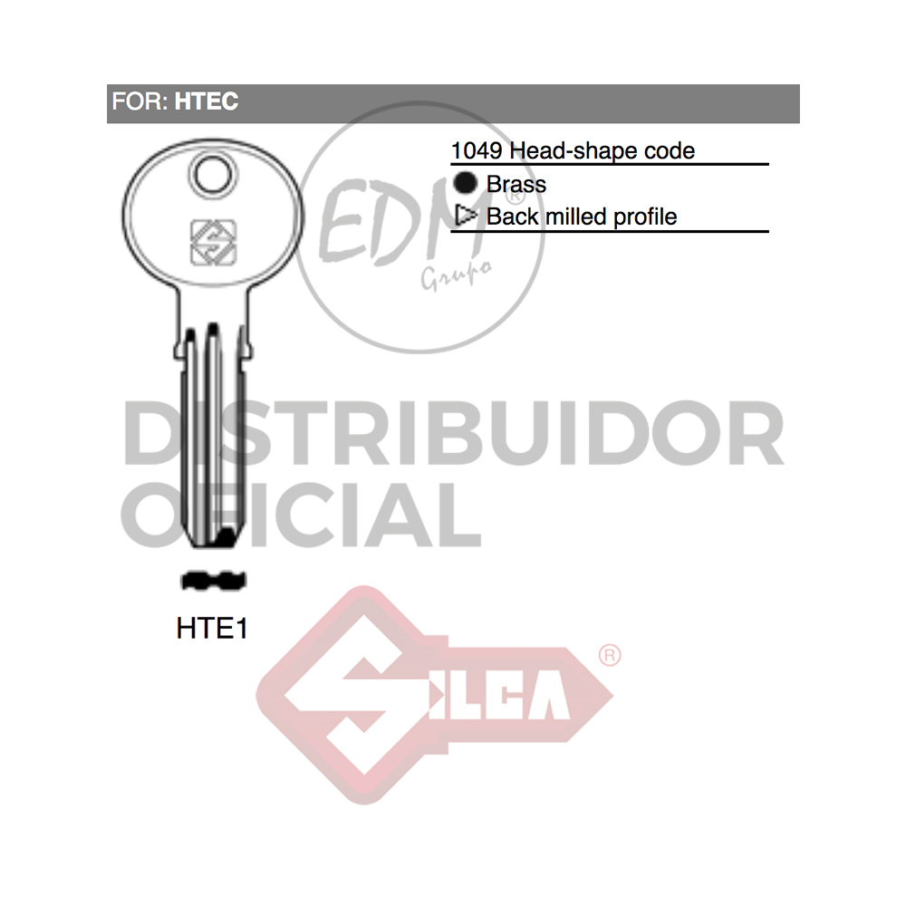 LLAVE LATON HTE1 HTEC - Ítem