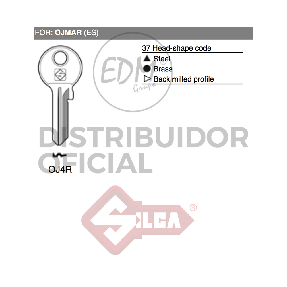 LLAVE ACERO OJ4R OJMAR