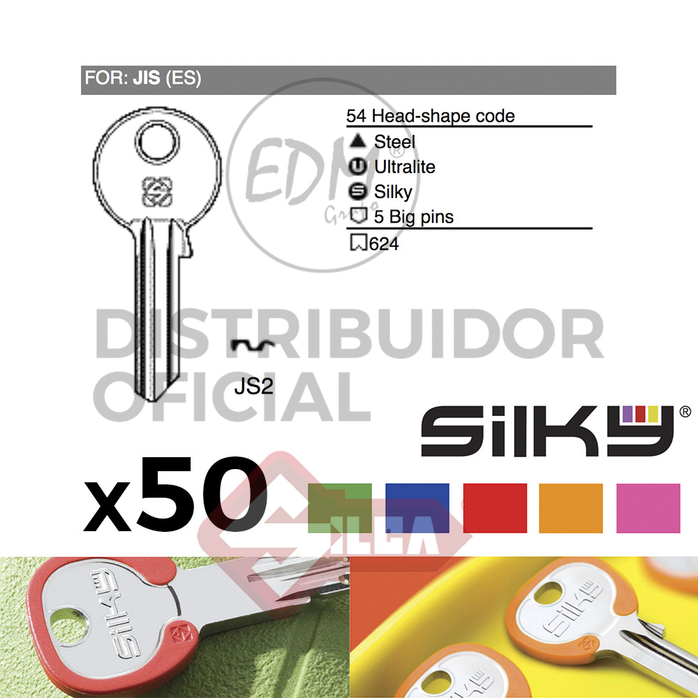 SURTIDO LLAVES SILKY JS2DZ JIS - Ítem