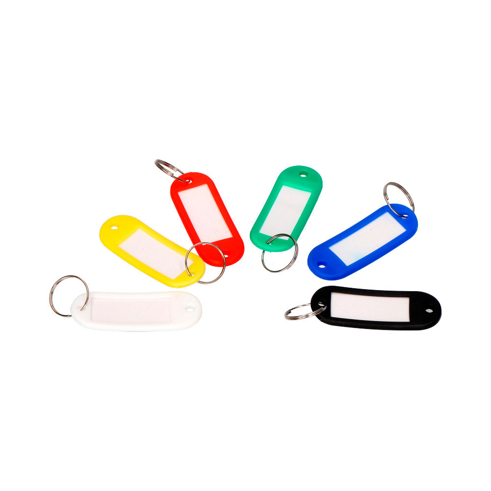 LLAVE IDENTIFICADOR DE PLASTICO BLANDO CON ANILLA Y ETIQUETA. COLORES SURTIDOS SILCA - Ítem