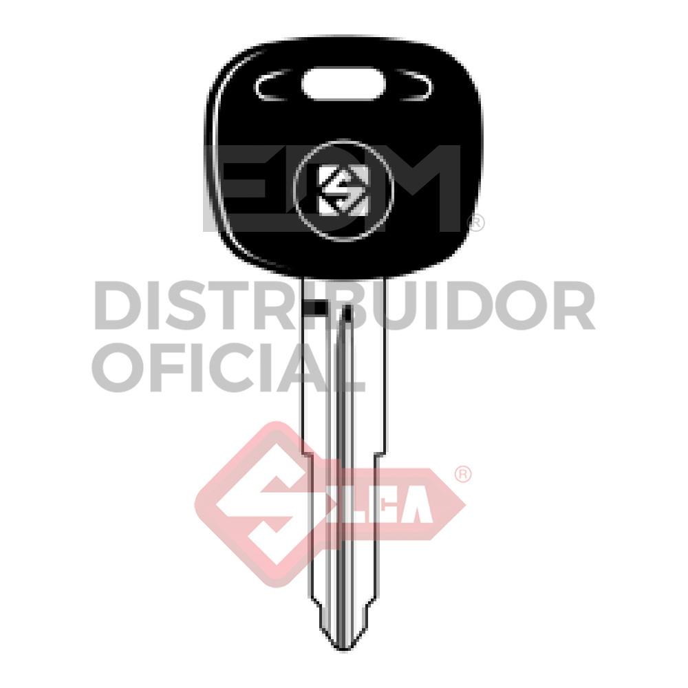 LLAVE TRANSPONDER S/CHIP - C/TAPON PARA MITSUBISHI, CITROEN Y PEUGEOT MIT11RTE