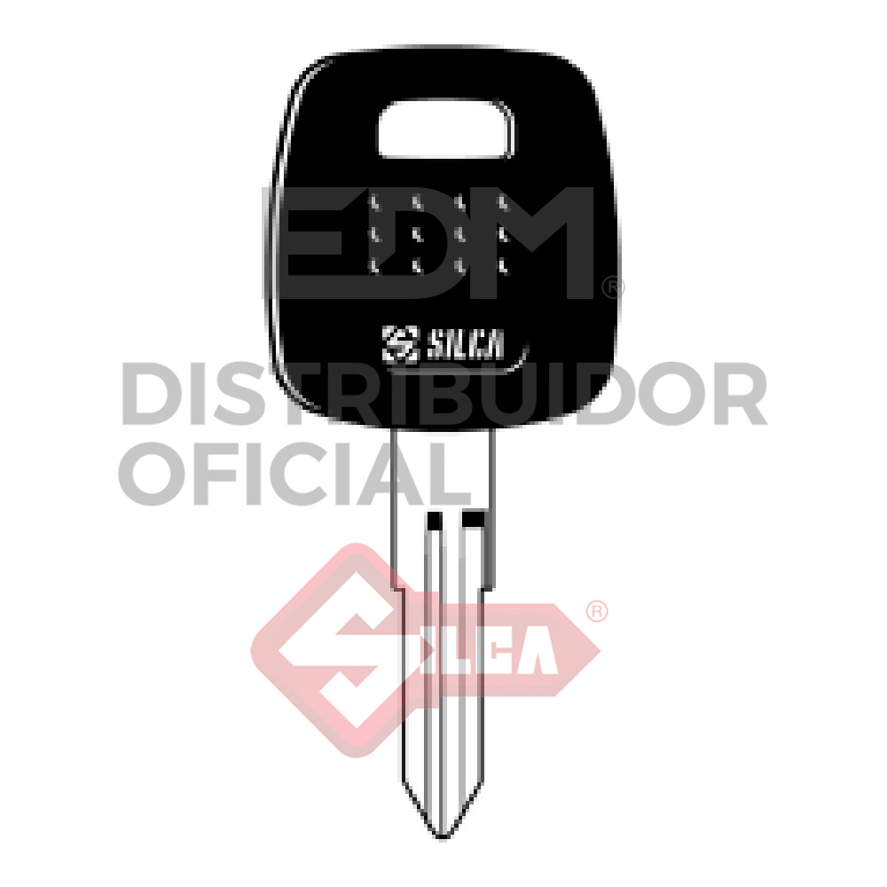 LLAVE TRANSPONDER S/CHIP - C/TAPON PARA NISSAN, FORD, SUBARU, LDV Y INFINITI NSN11TE.