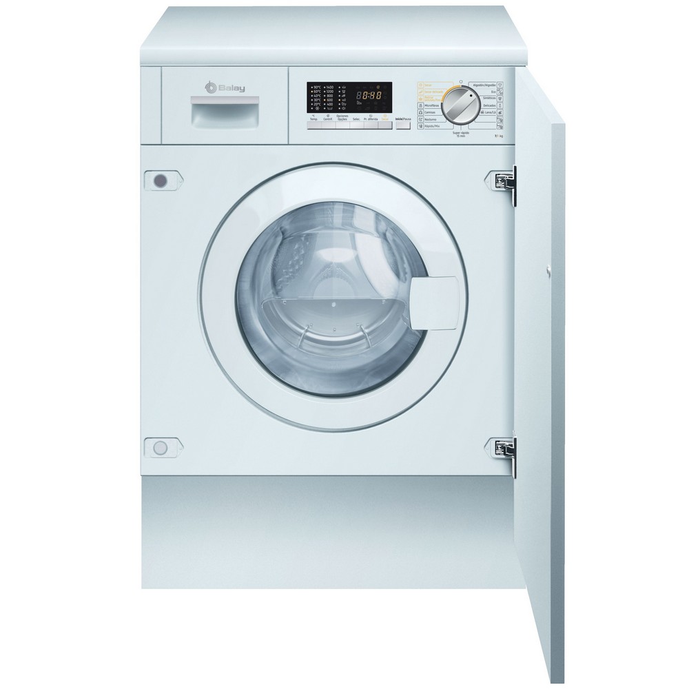 LAVADORA SECADORA INTEGRABLE 7 kg de lavado y 4 kg de secado 1400 rpm BALAY 3TW777B