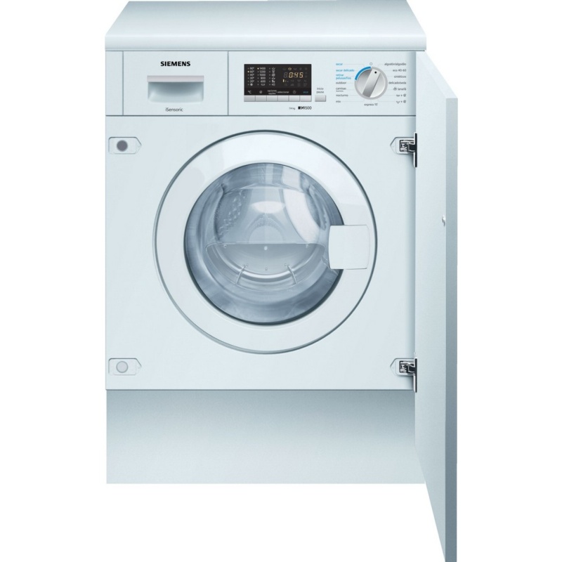 LAVADORA SECADORA INTEGRABLE 7 kg de lavado y 4 kg de secado 1400 rpm SIEMENS WK14D543ES - Ítem