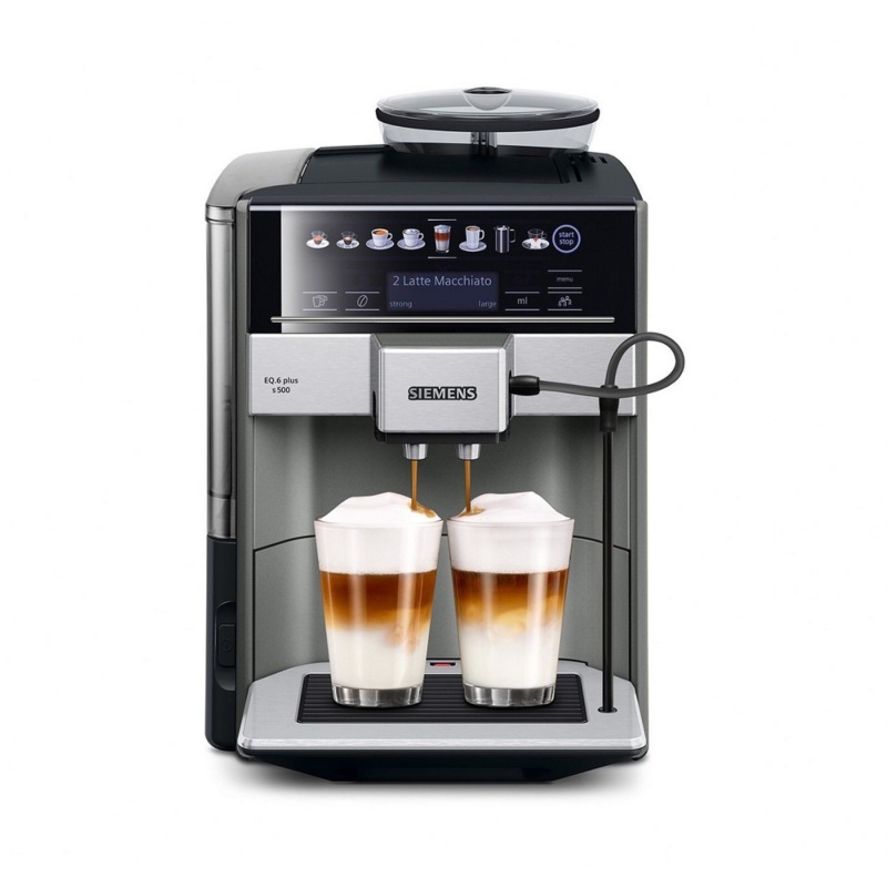 CAFETERA SUPERAUTOMATICA NEGRA Y GRIS SIEMENS TE655203RW - Ítem
