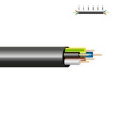 MANGUERA H05VV-F 6x1mm NEGRA EURO/m