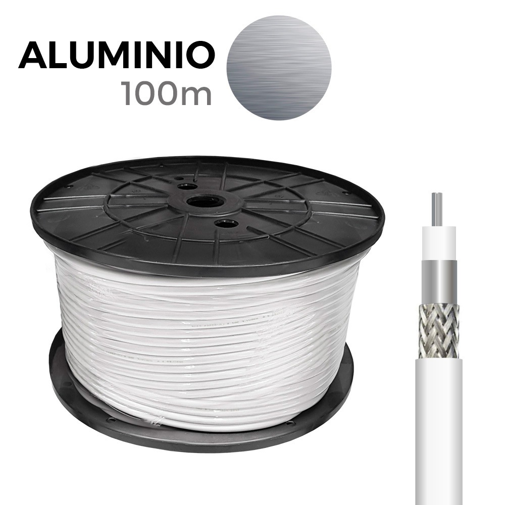 CABLE COAXIAL APANTALLADO ALUMINIO EDM EURO/m