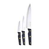 SET 3 unid.. CUCHILLOS DE ACERO INOXIDABLE PRO REECO BG41026DBL BERGNER