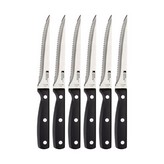 SET 6 unid. CUCHILLOS DE ACERO INOXIDABLE MASTERPRO GOURMET BG8915MM BERGNER