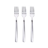 SET 3 unid. TENEDORES PARA POSTRE DE ACERO INOXIDABLE BRILLO EARTH SG7782 SAN IGNACIO