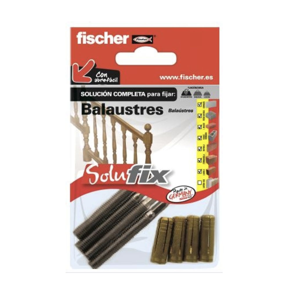 KIT FIJACIÓN BALAUSTRES 502697 SOLUFIX FISCHER