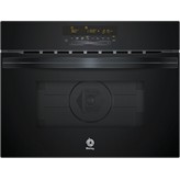 HORNO COMPACTO MULTIFUNCION CON MICROONDAS CRISTAL NEGRO BALAY 3CW5179N2