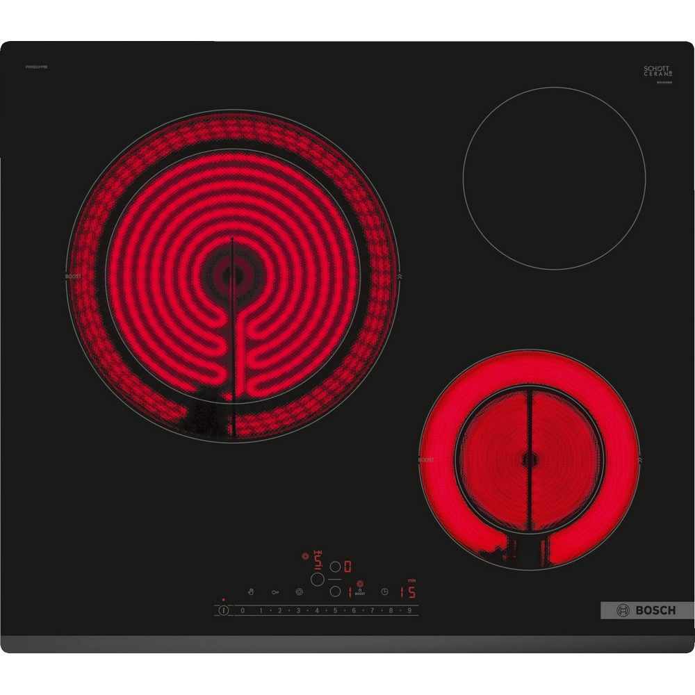 PLACA VITROCERAMICA 3 FUEGOS BOSCH PKK631FP8E