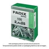 CAJA M 100 unid. CLAVO CP ACERO 2,4x25mm FADIX